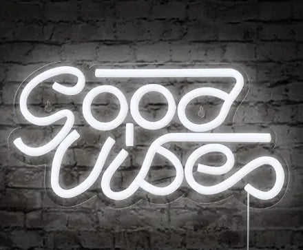 LED Transparent Backboard Neon Light Wall Decor