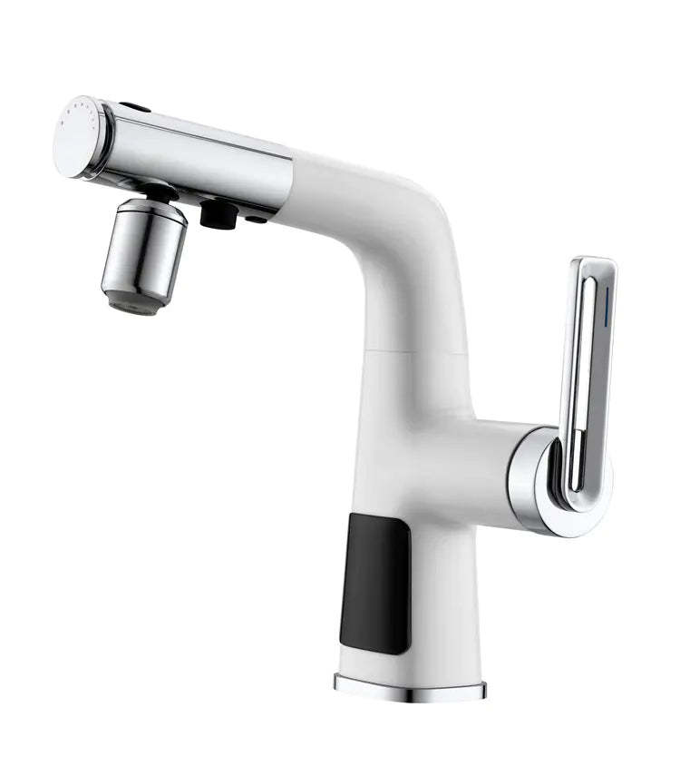 Digital Display Copper Spray Kettle Faucet Gun - Gray
